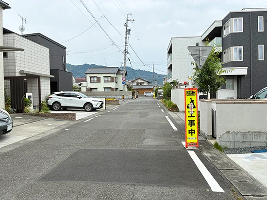 臨時駐車場への行き方