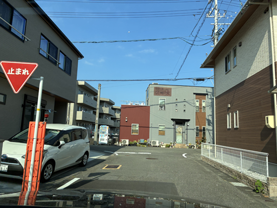 臨時駐車場への行き方